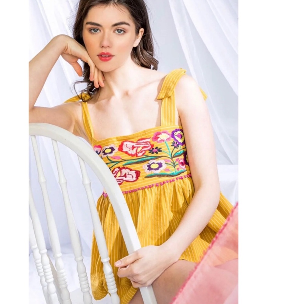 Altar’d state mustard stripe tank